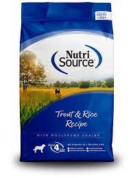 NutriSource Trout & Rice 12# Dog Food