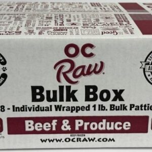 OC RAW Beef 18# Raw Dog Food