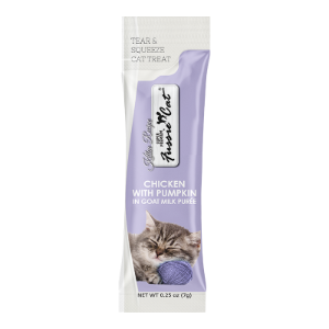 Fussie Cat Kitten Puree Chicken, Pumpkin & Goatmilk 4 Pack
