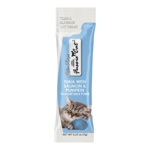 Fussie Cat Kitten Puree Tuna, Salmon, Pumpkin & Goatmilk 4 Pack Copy