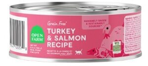 Open Farm Turkey & Salmon morsels cat food 5.5oz
