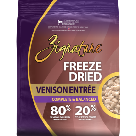Zignature FD Venison 4oz Freeze Dried Dog Food