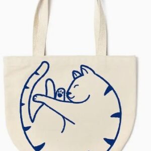 Seltzer Goods Cat Lap Tote Bag Copy