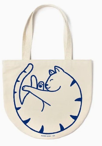 Seltzer Goods Cat Lap Tote Bag Copy Seltzer Goods Cat Lap Tote Bag Copy