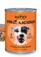 Dave's Chicken Pot Pie 13.2oz Dog Food Can