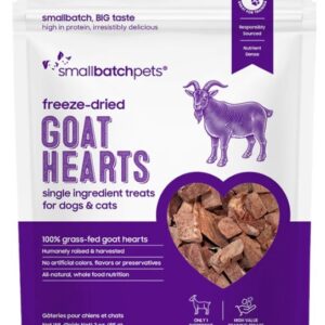 Small Batch Freeze Dried Goat Heart 3oz