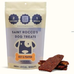 Saint Rocco's Beef & Pumpkin 16oz Jerky Treat
