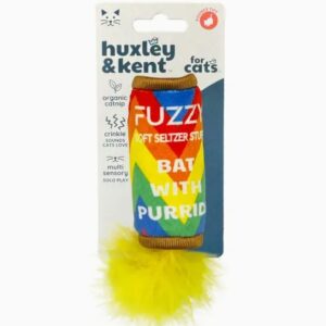 Huxley & Kent Fuzzy Soft Seltzer Cat Toy