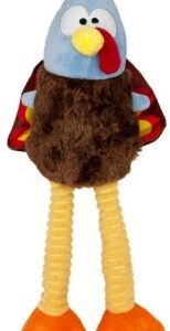 Huxley & Kent Lankies Feathertail Turkey Small Dog Toy