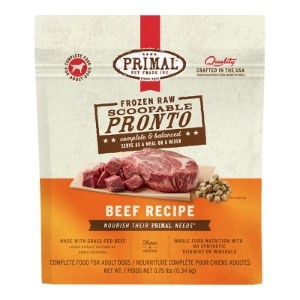 Primal Pronto Beef 12oz Raw Dog Food