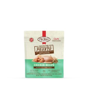 Primal Pronto Chicken 4# Raw Dog Food