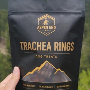 Aspen End K9 Trachea Rings 2.5oz Dog Treats