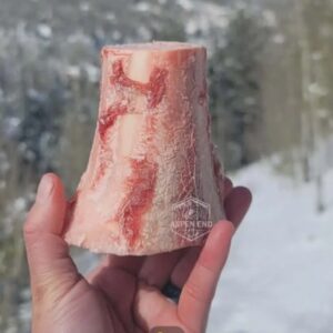 Aspen End K9 Frozen Beef Marrow Bone 3" 6PK