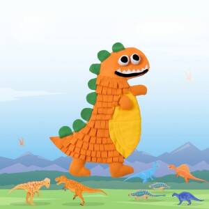 Cheerhunting Orange Dinosaur Snuffle Mat