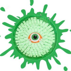 Cheerhunting Green Monster Eye Snuffle Mat