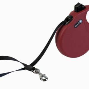 Alcott Wanderer Retractable Leash Red Medium