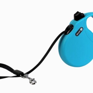 Alcott Wanderer Retractable Leash Blue Medium
